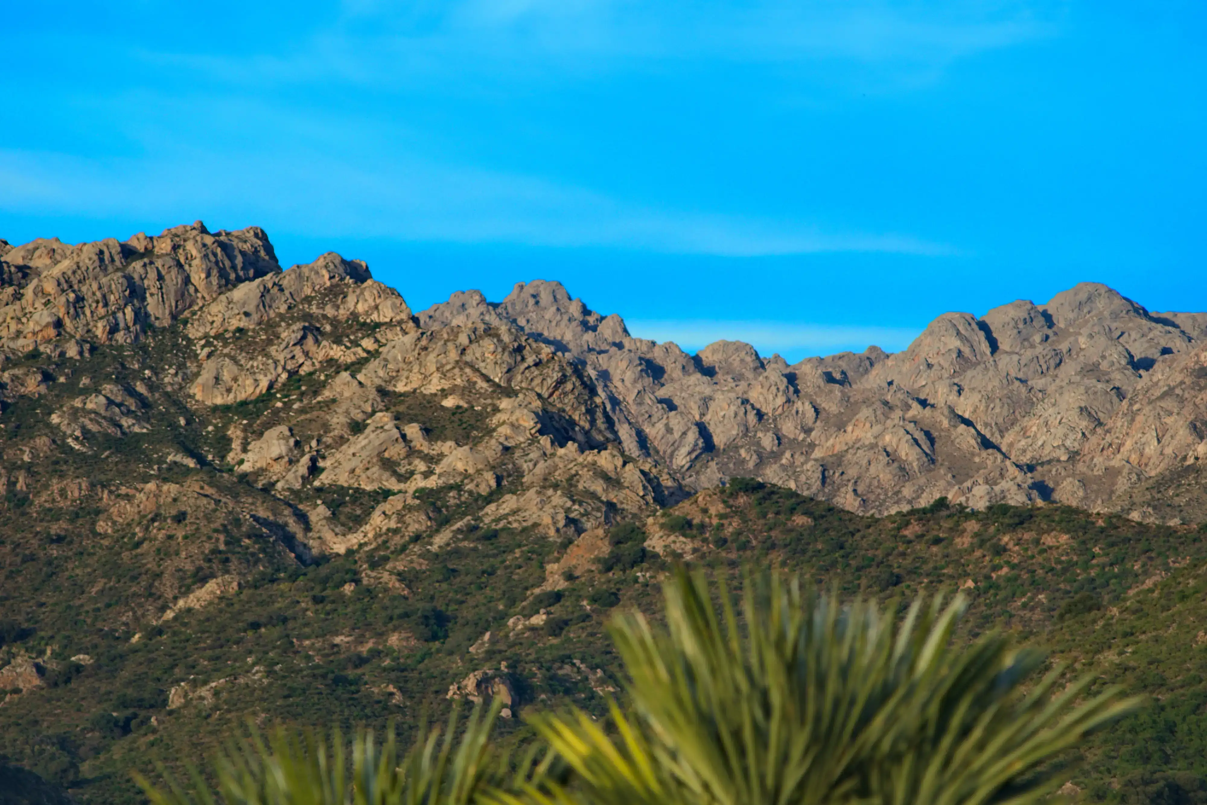 Vista panorámica de las Sierras de los Comechingones